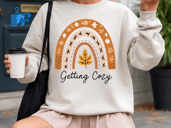 Getting Cozy Autumn Rainbow SVG Graphics
