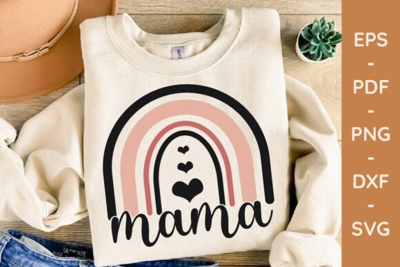 Mama Rainbow SVG Cut Review