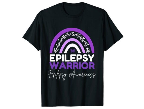 Rainbow Warrior Epilepsy Awareness Shirt Graphics