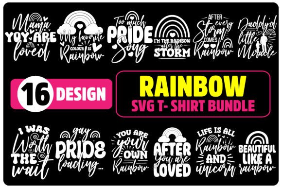 Review: Rainbow SVG Bundle 16 Designs