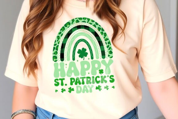 St. Patrick's Day Rainbow Typography