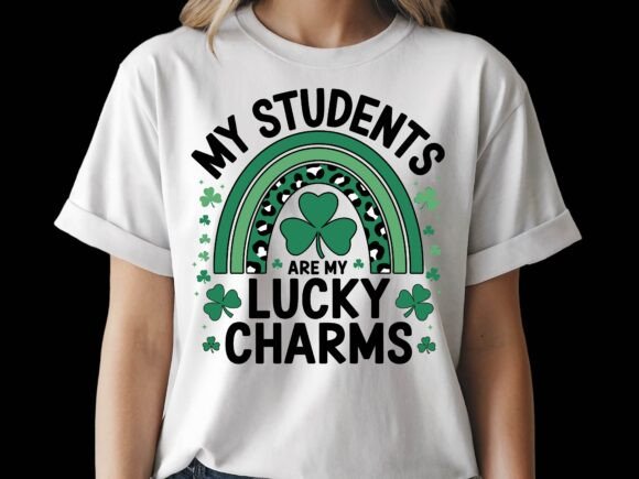 St. Patrick’s Day Lucky Teacher Rainbow Graphics