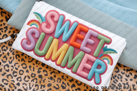 Sweet Summer Rainbow PNG, Beach Summer