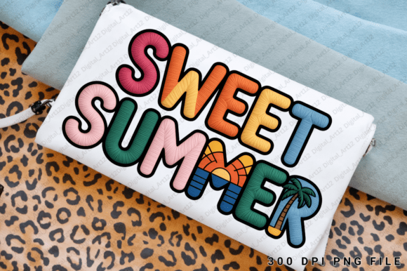 Sweet Summer Rainbow PNG, Summer Design